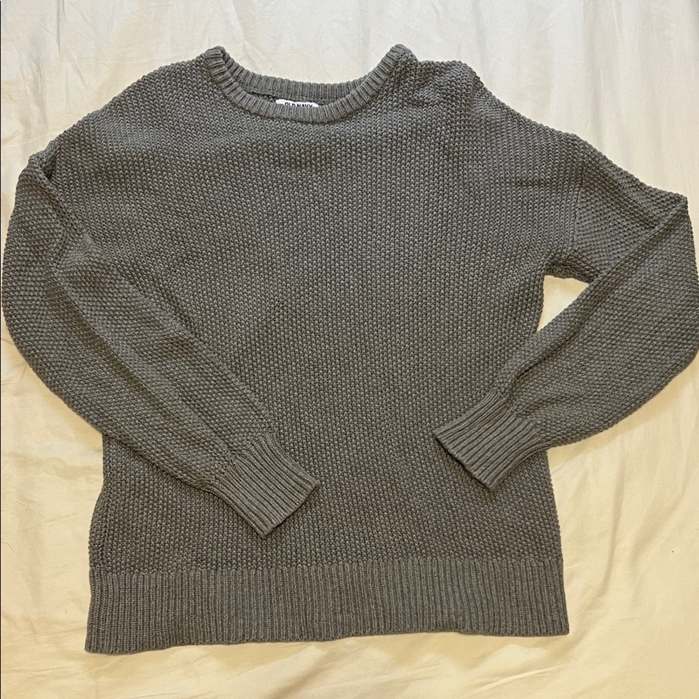 Old Navy Heather Gray Knit Pullover